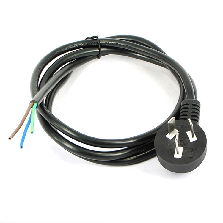 國(guó)標(biāo)純銅三芯插頭裸線(xiàn)WST-004